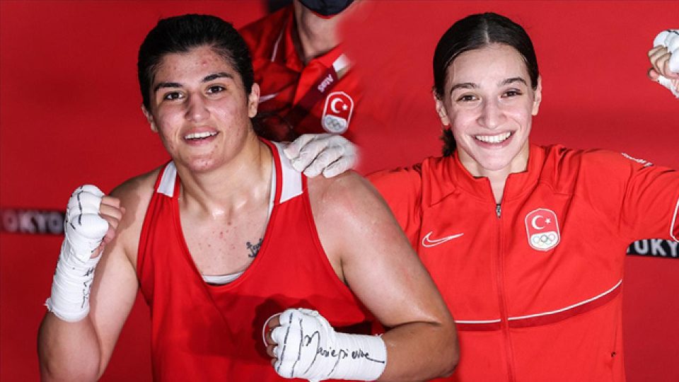 Milli kadın boksörler Çakıroğlu ve Sürmeneli yarı finalde