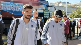 Trabzonspor kafilesi Sırbistan’a gitti